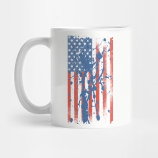 Vintage American Flag Mug